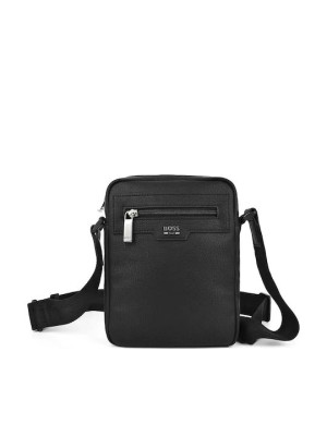 Boss Lewys Zip Reporter Bag - Black