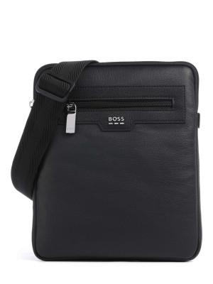 Boss Lewys Zip Envelope Reporter Bag - Black