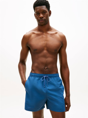 Tommy Hilfiger Tape Logo Swim Short - Blue