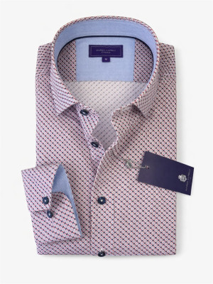 Marco Capelli Ivy Graphic Shirt - Navy