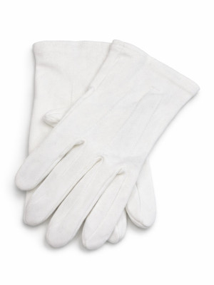 Sophos White Ceremonial Gloves - White