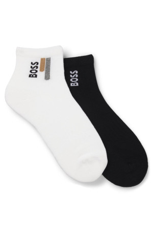 Boss 2 Pack Cotton Sneaker Socks