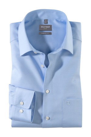 Olymp Comfort Twill Shirt - Blue