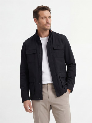 Bugatti Regular Fit Lightweight Field Jacket - Navy
