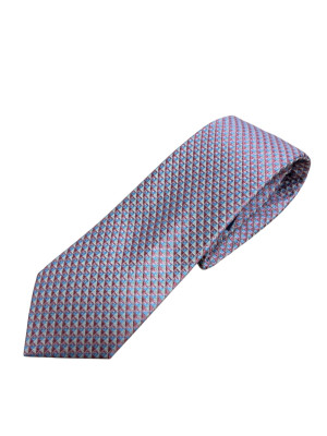 Marco Capelli Geo Diamond 8cm Silk Tie - Pink