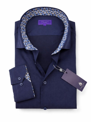 Marco Capelli Locamo Row Shirt - Navy