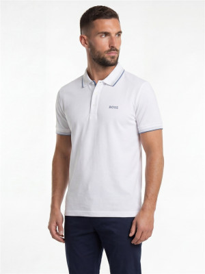Boss Paddy Polo - White