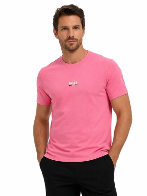 Boss Slim Fit  Logo T-Shirt - Pink