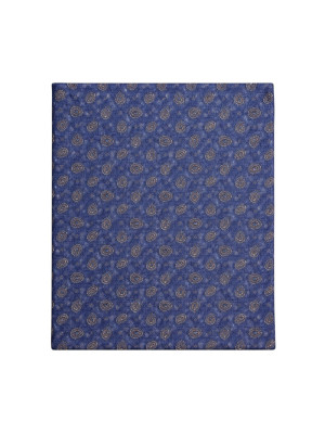 Marco Capelli Geo Dot Silk Woven Pocket Square - Navy