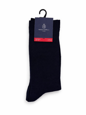 Marco Capelli Mc 2pk Cotton Socks - Black