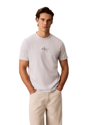 Calvin Klein Jeans Monologo Graphic T-Shirt - Grey
