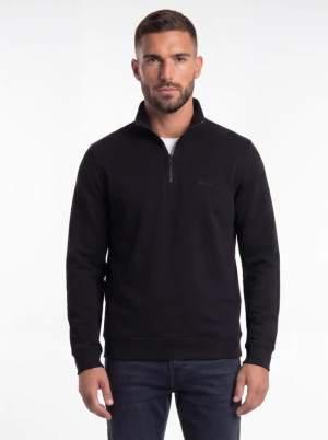 Boss Quarter Zip Sweat - Black