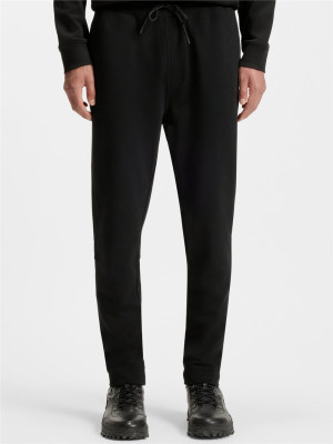 Boss Westart Logo Joggers In Terry Cotton - Black