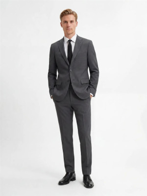 Boss 2 Piece Slim Fit Suit - Grey