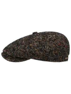 Stetson Hattaras Wool Donegal Cap - Black