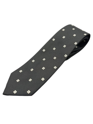 Marco Capelli 7.5cm Two Faced Geo Tie - Black