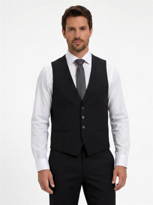 Boss Jasper Waistcoat - Black