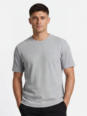 Boss Tee Rib T-Shirt - Grey