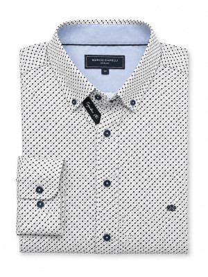 Marco Capelli Ivy Stretch Shirt - White