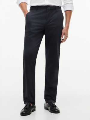 Tommy Hilfiger Denton Printed Structure Pant - Navy