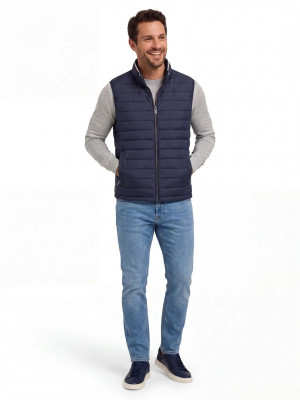 Bugatti Quilted Bodywarmer - Navy