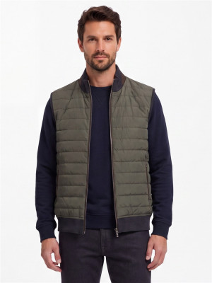Bugatti Quilted Bodywarmer - Green
