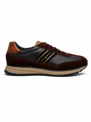 Bugatti Timon Leather Casual Shoe - Brown