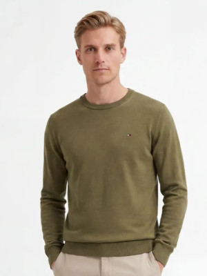 Tommy Hilfiger Pima Cotton Cashmere Sweater - Green