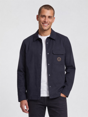 AX ARMANI Comfort Overshirt - Navy