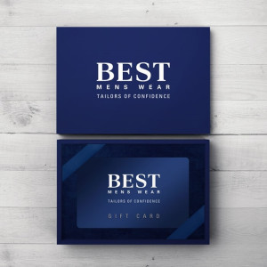Best Menswear  Store Gift Card - Blue