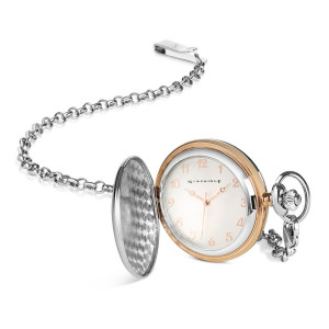 Newbridge Silverware Two Tone Pocket Watch