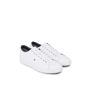 Tommy Hilfiger Essential White Leather Sneaker - White