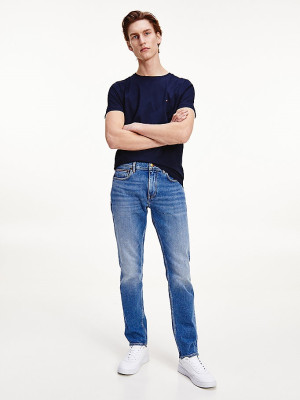 Tommy Hilfiger Straight Denton Jean Boston Indigo - Blue