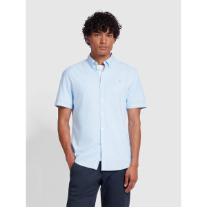 Farah Brewer Short Sleeve Shirt - Blue