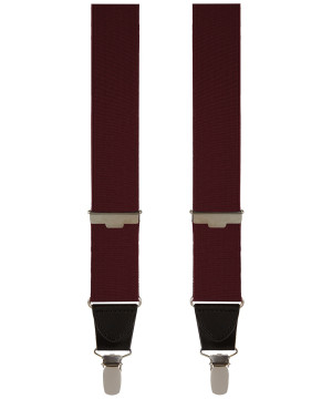 Profuomo Braces 3.5cm - Burgundy