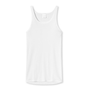 SCHIESSER Fine Ribbed Undershirt - White