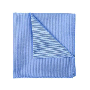 Profuomo Silk Pocket Square 33x33 - Blue
