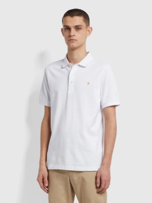 Farah Blanes Polo - White