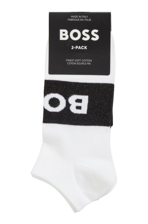 Boss 2pk Ankle Sock - White