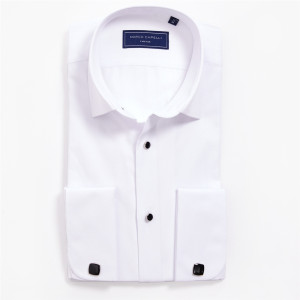 Marco Capelli Black Stud Dress Shirt - White