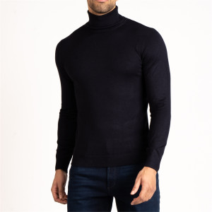 Marco Capelli Lightweight Polo Neck - Navy
