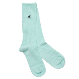 Swole Panda Plain Rib Socks