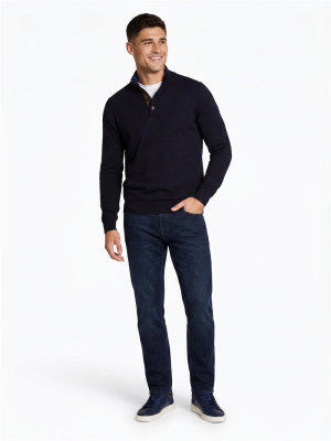 Leinster Club 1879 Leinster Half Button Knit - Navy