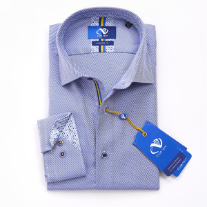 Leinster Club 1879 Leinster Diagonal Twill Shirt - Blue