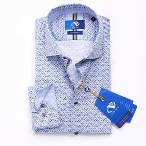 Leinster Club 1879 Geo Print Leinster Rugby Shirt - Blue
