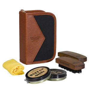 WILD & WOLF  Canvas Shoe Shine Kit