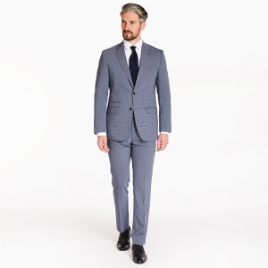 Marco Capelli Mini Check 2 Piece Suit - Blue