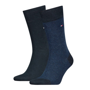 Tommy Hilfiger Premium Birdseye 2 Pack - Navy