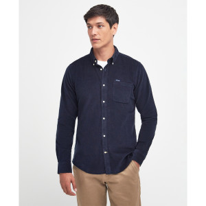 Barbour Ramsey Tailored Cord Shirt - Navy