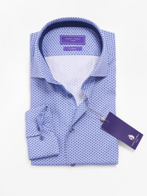 Marco Capelli Arrow Print Shirt - Blue